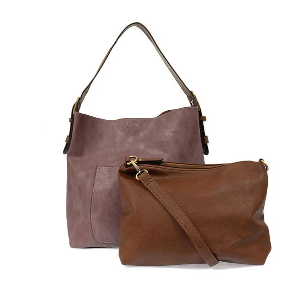 Classic Hobo Handbag with Removable Insert Bag