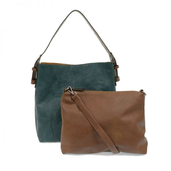 Classic Hobo Handbag with Removable Insert Bag