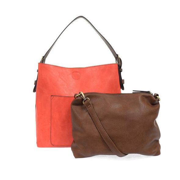 Classic Hobo Handbag with Removable Insert Bag