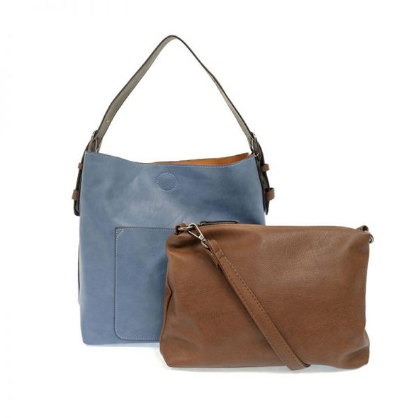 Classic Hobo Handbag with Removable Insert Bag