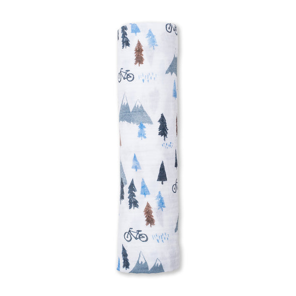 Lulujo Mountain Top Cotton Swaddle – 47×47″