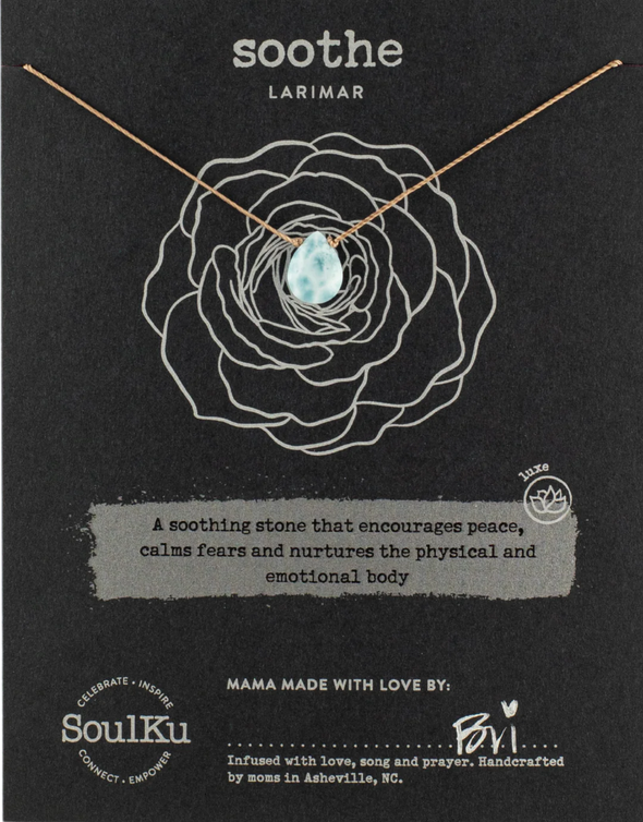 Larimar Luxe Cocktail Necklace for Soothe