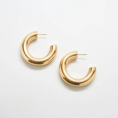 Medium Chunky Hoop Earrings