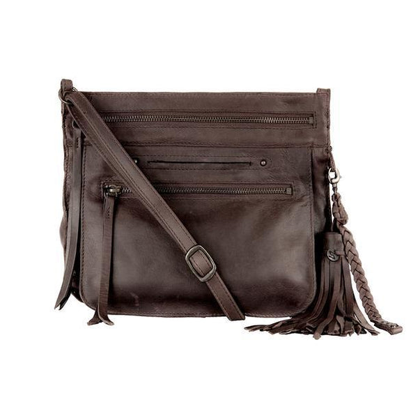Media Lightweight Handmade Leather Crossbody Bag
