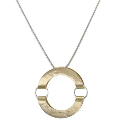 Medium Hinged and Folded Rings Rings Necklace