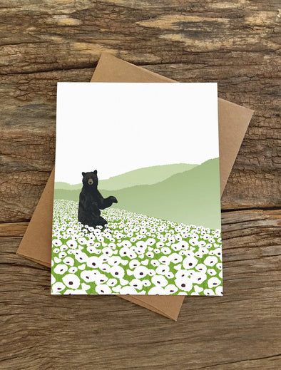 Bear & Poppied Boxed Cards Set of 8