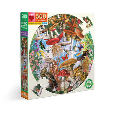 Mushrooms & Butterflies 500pc Puzzle