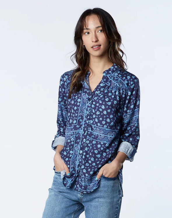 Poet Shirt in Blue