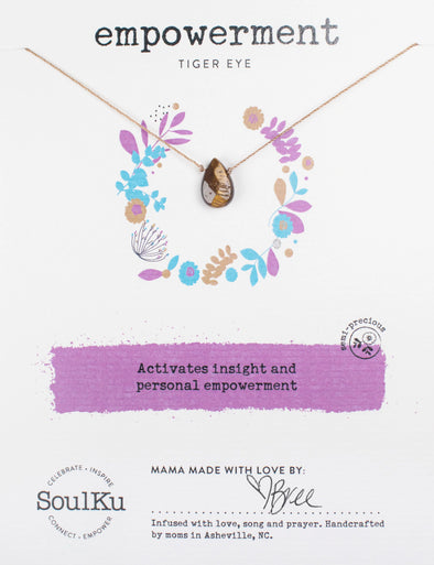 Tiger Eye Soul-Full of Light Necklace for Empowerment