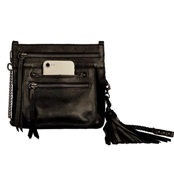 Stretta Small Leather Crossbody and Belt Hip Bag