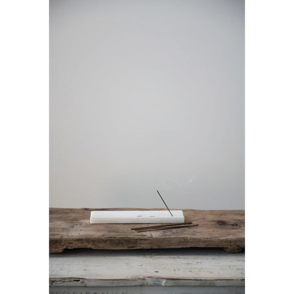 White Marble Incense Tray