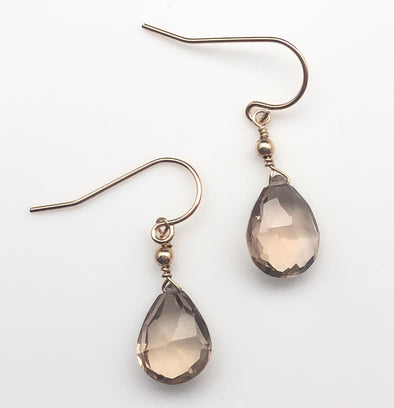 Champagne Topaz Earrings