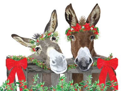 Donkey Christmas Box of 10