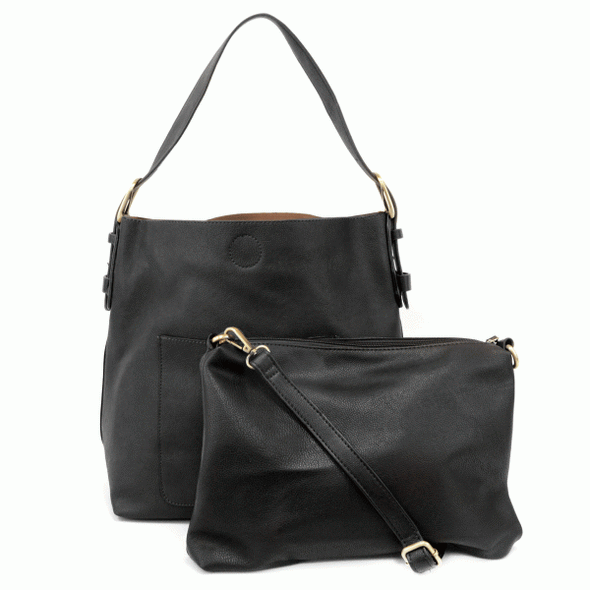 Classic Hobo Handbag with Removable Insert Bag