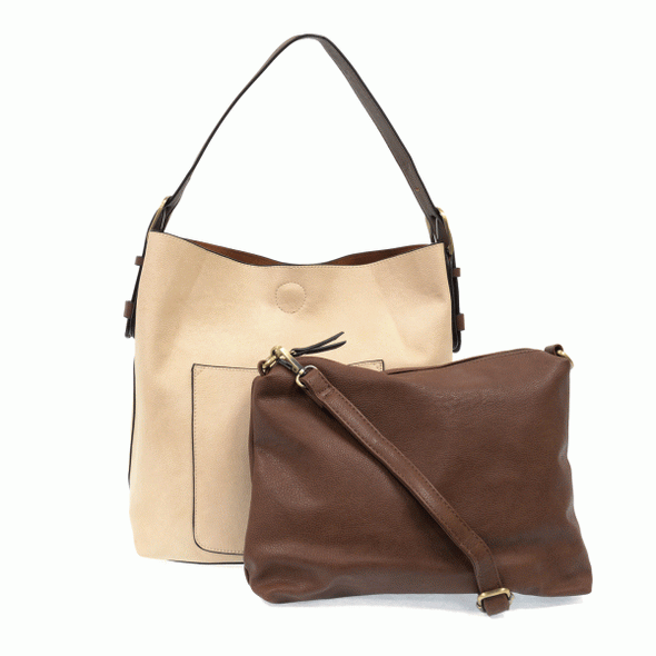 Classic Hobo Handbag with Removable Insert Bag