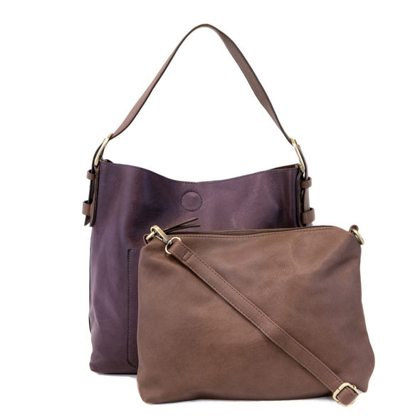 Classic Hobo Handbag with Removable Insert Bag