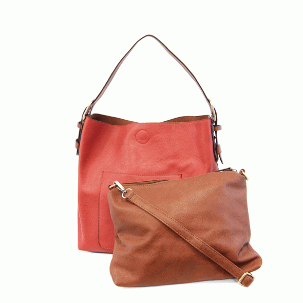 Classic Hobo Handbag with Removable Insert Bag