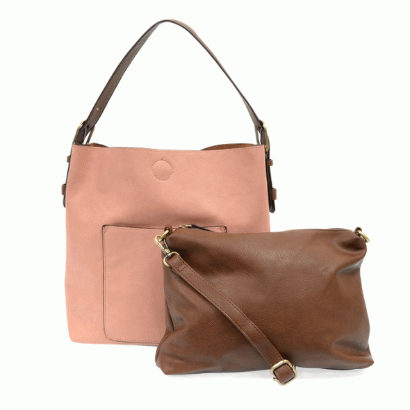 Classic Hobo Handbag with Removable Insert Bag