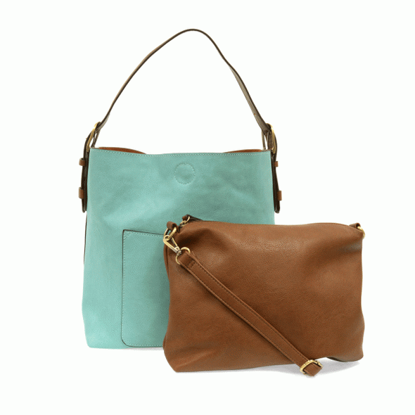 Classic Hobo Handbag with Removable Insert Bag