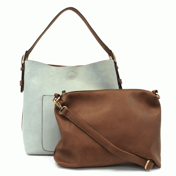 Classic Hobo Handbag with Removable Insert Bag