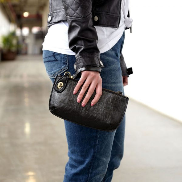Lux Crossbody Wristlet Clutch