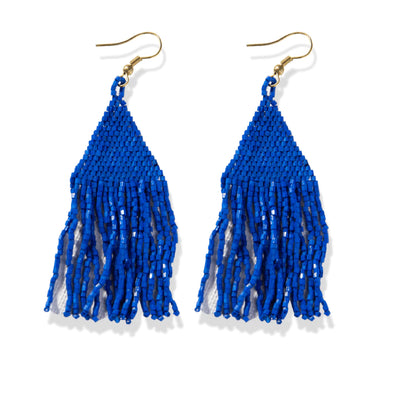 Lapis Luxe Petite Fringe Earrings