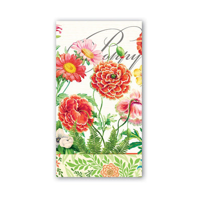 Poppies and Posies Hostess Napkins Set of 15
