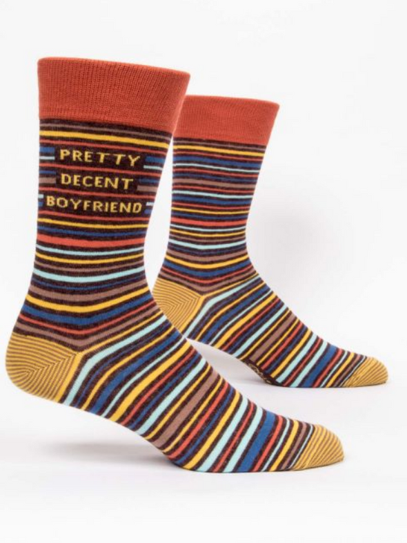 Men's Pretty Decent Boyfriend Crew Socks