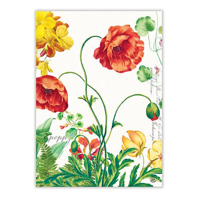 Poppies and Posies Kitchen Towel